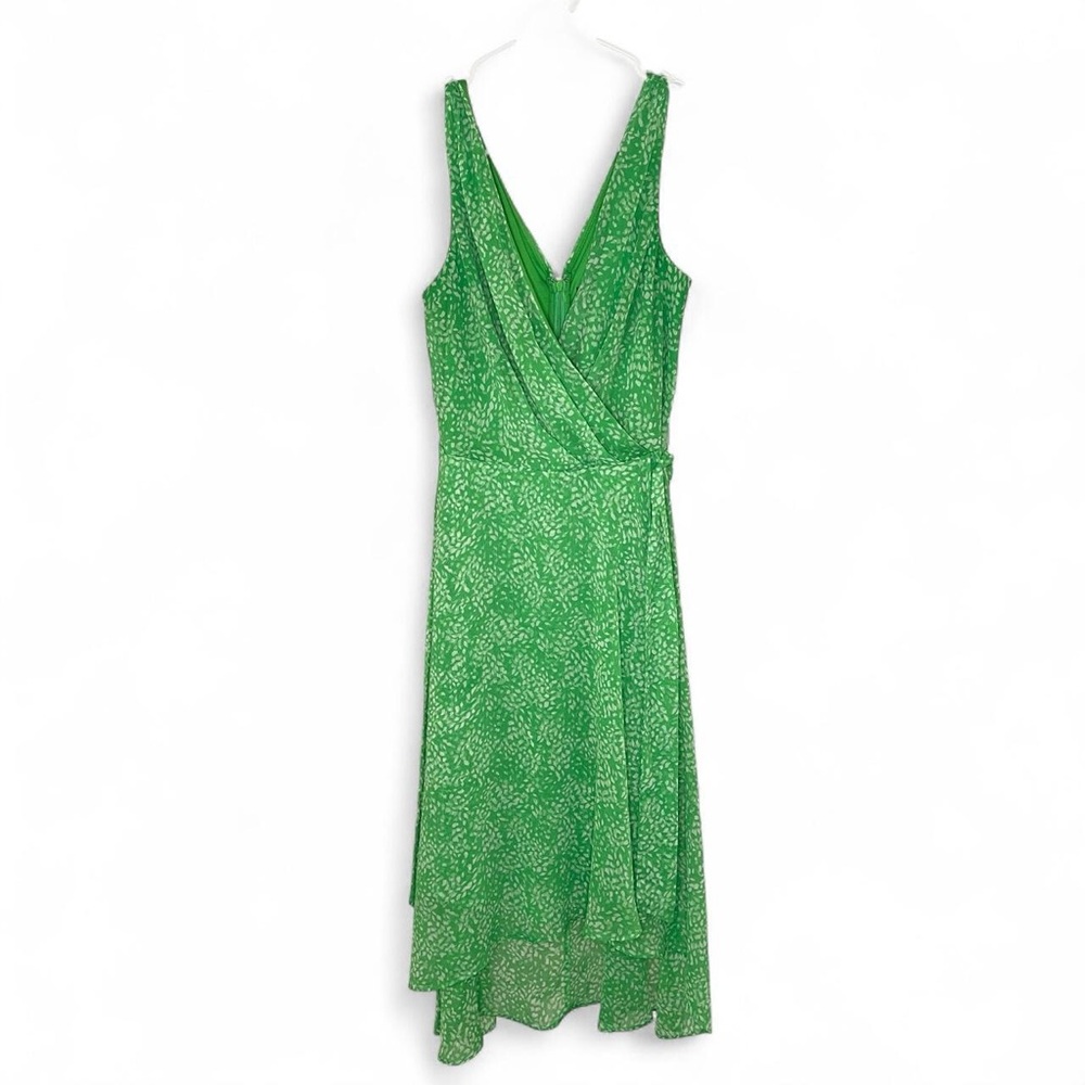 DKNY Vibrant Green High Low Dress